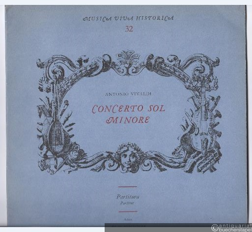  - Concerto sol minore pro fletnu, housle, fagot nebo violoncello a basso continuo (= Musica Viva Historica, 32). Partitura.