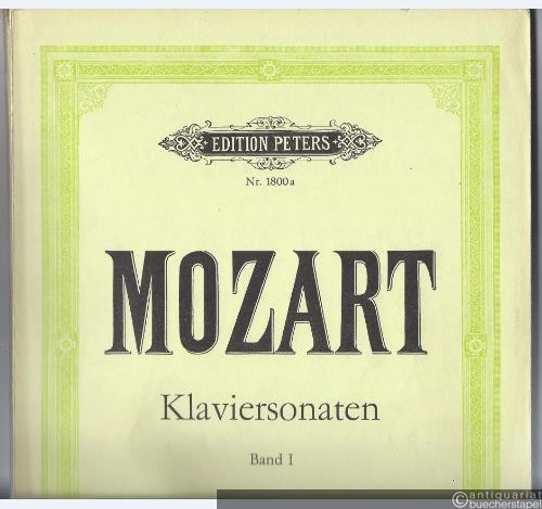  - Sonaten für Klavier zu zwei Händen, Band 1 (= Edition Peters, Nr. 1800a).