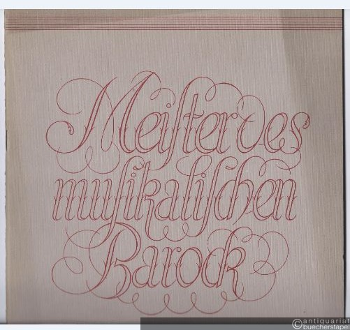  - Meister des musikalischen Barock (= Edition Steingräber, Nr. 2680).