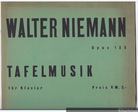  - Tafelmusik für Klavier, op. 125.