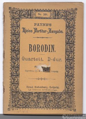  - Quartett No. 2 D-Dur für 2 Violinen, Viola und Violoncell (= Payne´s kleine Partitur-Ausgabe, No. 201).