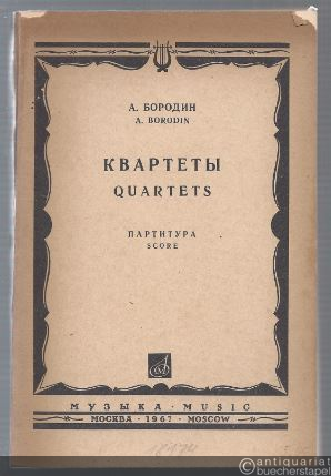  - Quartety dlja dvuch skripok, al´ta i violoncelli. Partitura / Quartets for two Violins, Viola and Violoncello. Score.