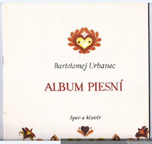  - Album Piesni. Spev a klavir.