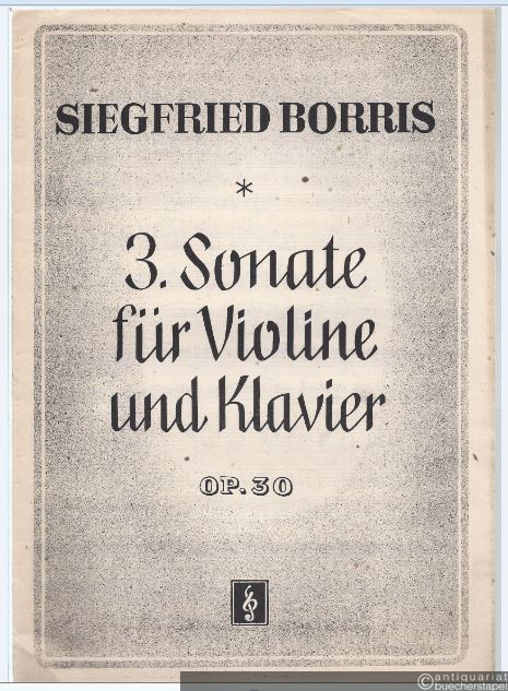  - 3. Sonate für Violine und Klavier op. 30, Nr. 3.