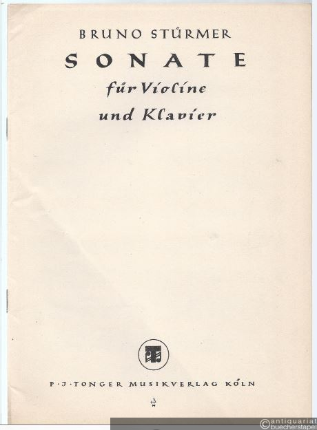  - Sonate für Violine und Klavier, Werk 117.