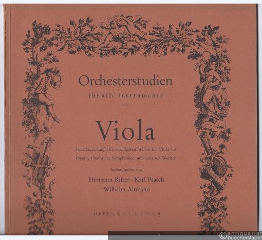  - Orchesterstudien für alle Instrumente, Viola, Heft 9 (= Orchesterstudien für alle Instrumente. Eine Sammlung der wichtigsten Stellen aus Opern, Oratorien, Symphonien und anderen Werken).