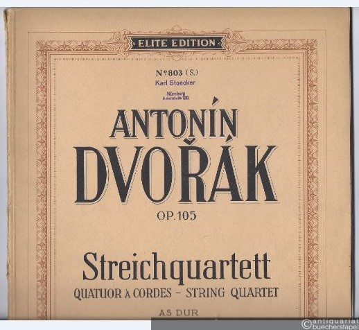  - Streichquartett As-Dur op. 105 (= Elite Edition, No. 803). Stimmen.