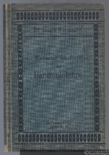  - Elementar-Schulbuch der Harmonielehre.