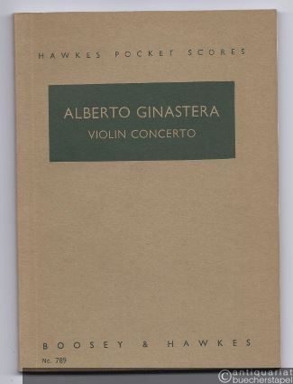  - Violin Concerto (= Hawkes Pocket Scores, No. 789).