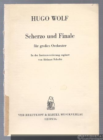  - Scherzo und Finale für großes Orchester (= Breitkopf & Härtels Partitur-Bibliothek, Nr. 3691).