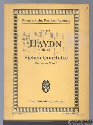  - Sieben Quartette Op. 51 (= Payne´s kleine Partitur-Ausgabe, No. 162).