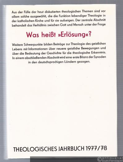  - Theologisches Jahrbuch 1977/78.