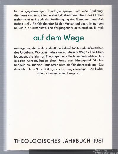  - Theologisches Jahrbuch 1981.