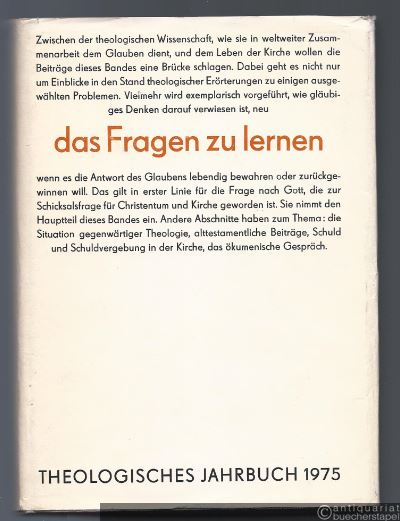  - Theologisches Jahrbuch 1975.