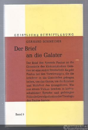  - Der Brief an die Galater (= Geistliche Schriftlesung. Erläuterungen zum Neuen Testament für die Geistliche Lesung, 9).