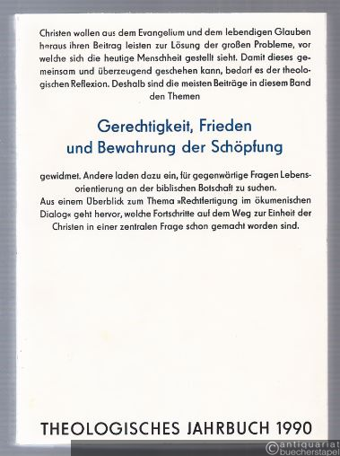  - Theologisches Jahrbuch 1990.