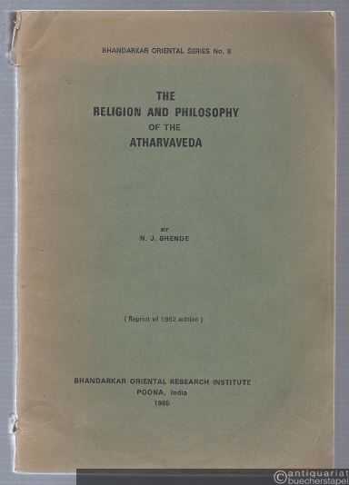  - The Religion and Philosophy of the Atharvaveda (= Bhandarkar Oriental Series, No. 8).