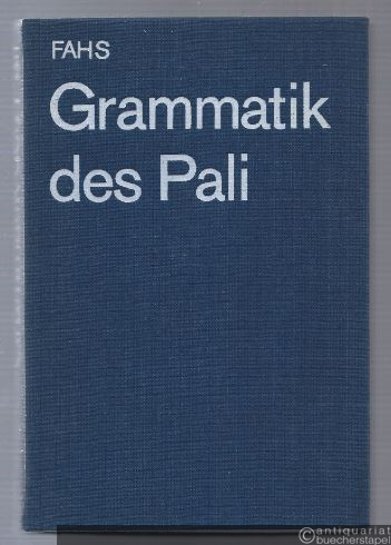  - Grammatik des Pali.