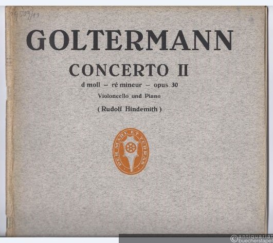  - Concerto II d-Moll / re mineur op. 30 für Violoncello und Piano (= Edition Schott, Nr. 1357).