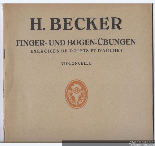  - Finger- und Bogen-Übungen / Exercises de doigts et d'archet (= Edition Schott, Nr. 963). Violoncello.