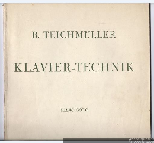  - Klavier-Technik (= Universal Edition 11036). Piano solo.