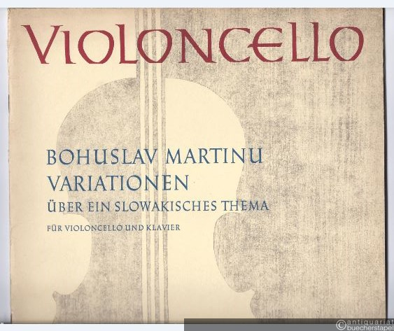  - Variationen über ein slowakisches Thema für Violoncello und Klavier (= Bärenreiter-Ausgabe 3969).