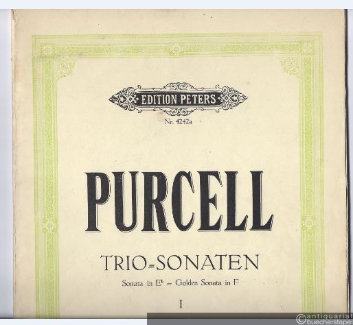  - Trio-Sonaten für 2 Violinen, Violoncello (Viola da Gamba) und Basso continuo (= Edition Peters, Nr. 4242a).