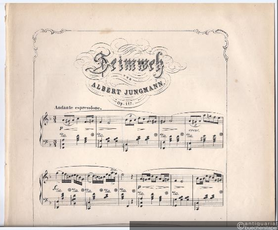  - Heimweh, Op. 117.