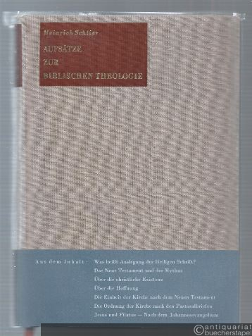  - Aufsätze zur Biblischen Theologie.