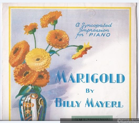  - Marigold, Op. 78. A syncopated impression for Piano.