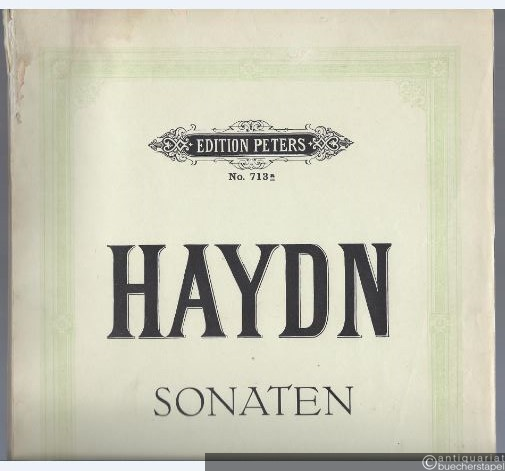  - Sonaten für Klavier zu zwei Händen. No. 1-10 (= Edition Peters, Nr. 713a).
