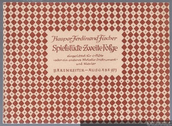 - Spielstücke. Zweite Folge, eingerichtet für c-Flöte (oder ein anderes Melodie-Instrument) und Klavier (= Bärenreiter-Ausgabe 973).