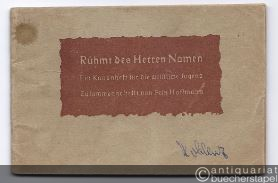  - Rühmt des Herren Namen. Ein Kanonheft für die christliche Jugend. [Nr. 1-100].