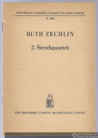  - 2. Streichquartett (1965) (= Breitkopf & Härtels Partitur-Bibliothek, Nr. 3951).