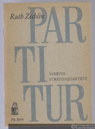 - Viertes Streichquartett (1971) (= Breitkopf & Härtels Partitur-Bibliothek, Nr. 3934).