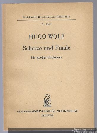  - Scherzo und Finale für großes Orchester (= Breitkopf & Härtels Partitur-Bibliothek, Nr. 3691).