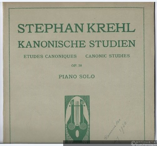  - Kanonische Studien / Etudes canoniques / Canonic studies Op. 38 (= Universal-Edition Nr. 7399). Piano solo.