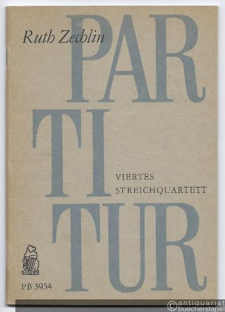  - Viertes Streichquartett (1971) (= Breitkopf & Härtels Partitur-Bibliothek, Nr. 3934).