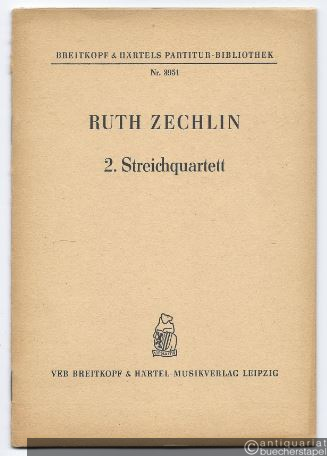  - 2. Streichquartett (1965) (= Breitkopf & Härtels Partitur-Bibliothek, Nr. 3951).