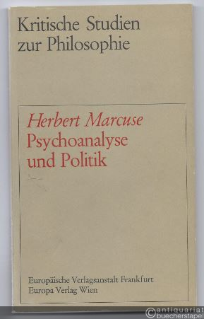  - Psychoanalyse und Politik (= Kritische Studien zur Philosophie).