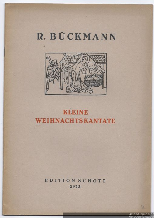  - Kleine Weihnachtskantate für Kinder- oder Frauenstimmen (= Edition Schott, Nr. 2923). Partitur.