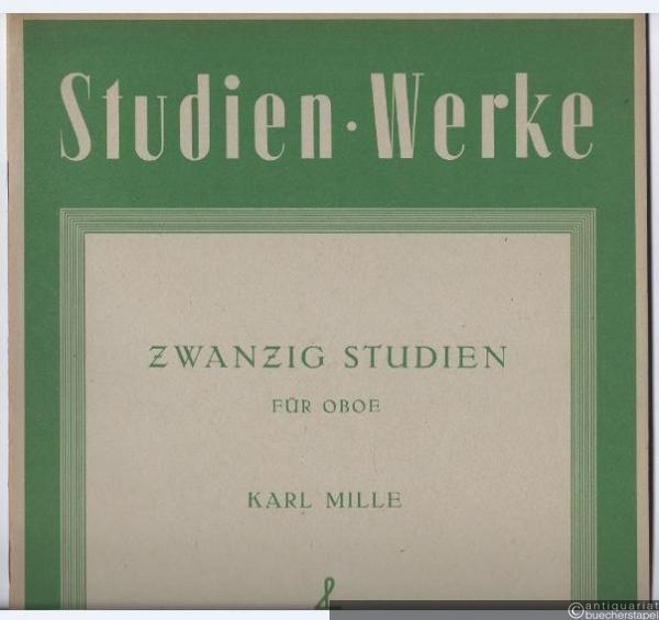  - Zwanzig Studien für Oboe (= Hofmeister, Nr. 338).