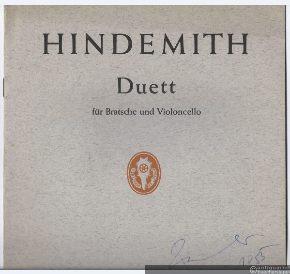  - Duett für Bratsche und Violoncello (1934) (= Edition Schott, Nr. 4765).