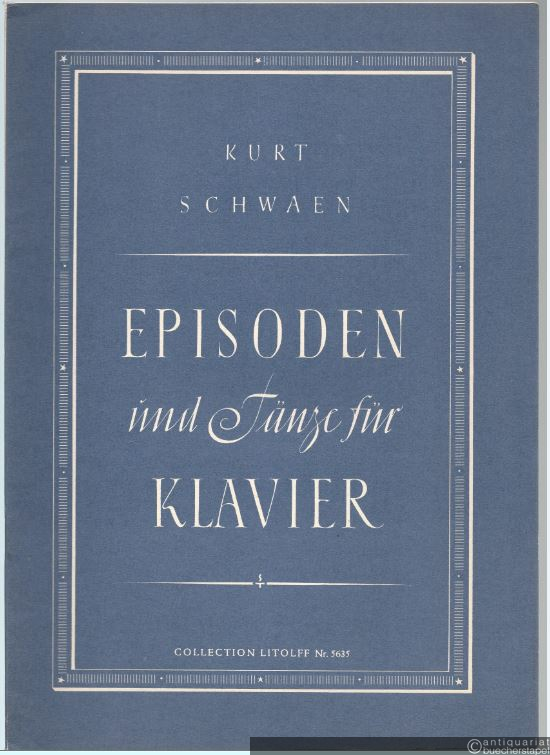  - Episoden und Tänze für Klavier (= Collection Litolff, Nr. 5635).