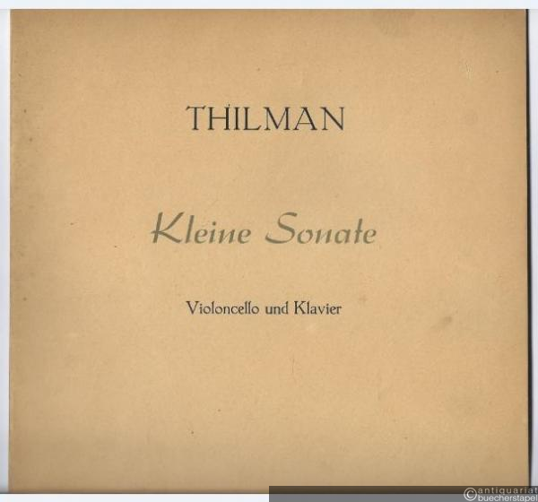  - Kleine Sonate für Violoncello und Klavier op. 96 (= Collection Litolff, Nr. 5299).
