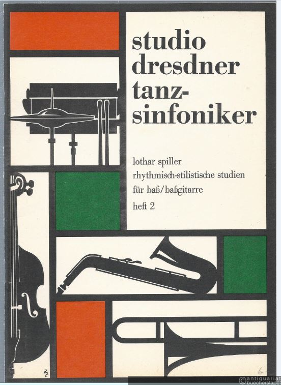  - Interjazz. Rhythmisch-stilistische Studien für Baß / Baßgitarre. / Rhythmic and Stylistic Studies for Bass / Guitar Bass. Heft 2  (= DVfM 31023).