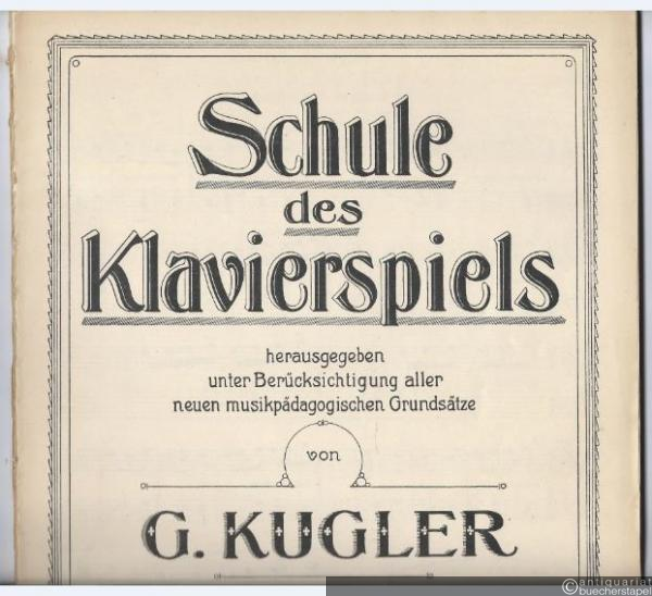  - Schule des Klavierspiels, Band 2.