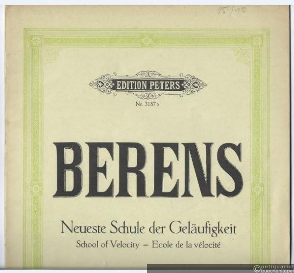  - Neueste Schule der Geläufigkeit für Klavier Opus 61, Heft 2 (= Edition Peters, Nr. 3187b).