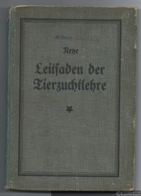 - Leitfaden der Tierzuchtlehre für landwirtschaftliche Schulen.