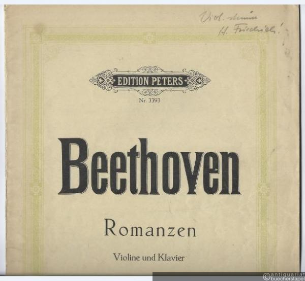  - Romanzen für Violine und Klavier, Op. 40 (= Edition Peters, Nr. 3393).